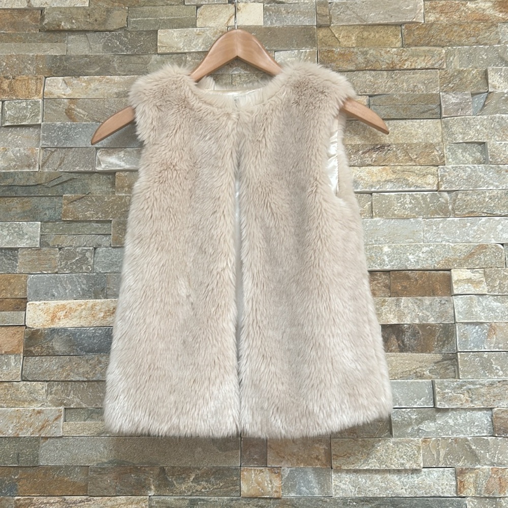 Kids Faux Fur Vest